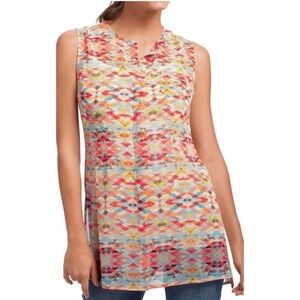 CAbi Avery Sleeveless Button Down Tunic - Medium